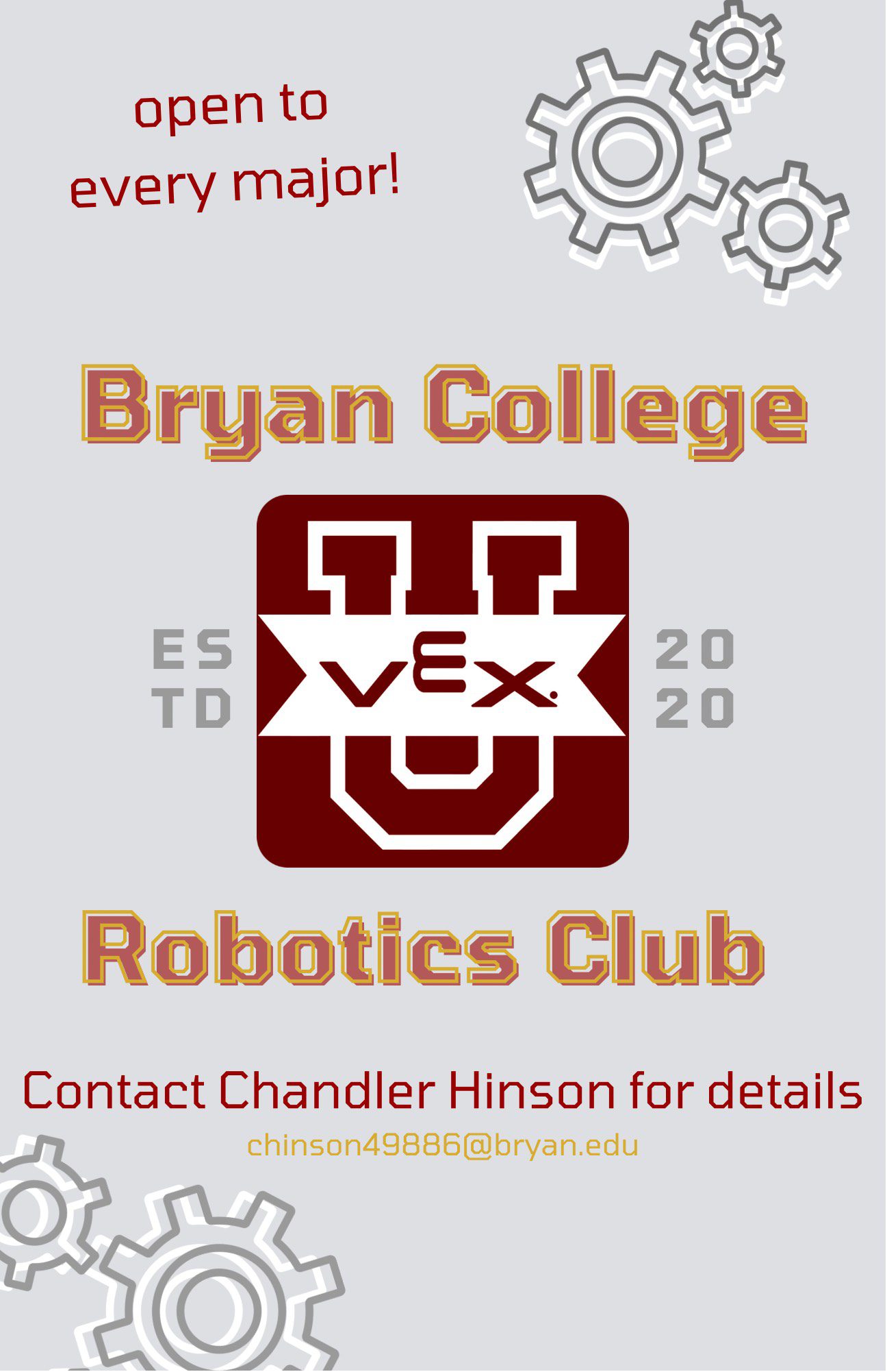Robotics Club Poster